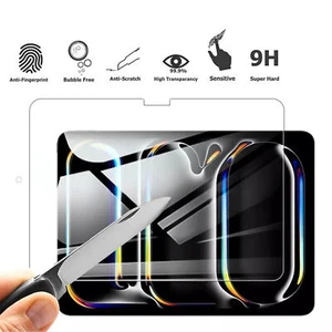 For iPad Air 11" 13" / Pro 11" 13" 2024 Clear 9H Tempered Glass Screen Protector - Afbeelding 1 van 12