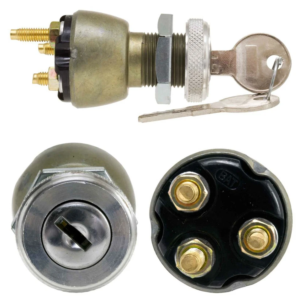 Universal KEY  Ignition Switch Airtex 1S6133 double throw Mower tractor Car - Image 1 of 1