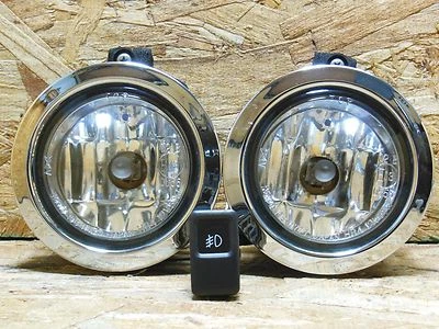 Juego de luces antiniebla JDM SUBARU IMPREZA WRX GG GD 2000 2007 cristal cromado con interruptor OEM Foto 1 de 4