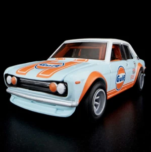 Hot Wheels Collectors - RLC Collector Exclusive  1971 Datsun 510 Bluebird Gulf - Picture 1 of 8