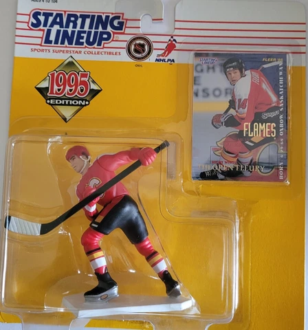 1995 Starting Lineup SLU Figure Theoren Fleury Calgary Flames New Cover