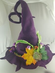 witch or elf Halloween hat, wizard, gnome cap, fairy hood