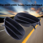 Paar Nebelscheinwerferabdeckung für Toyota Yaris Schrägheck schwarz2007-2008 2006