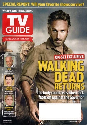 TV GUIDE Magazine Feb 11-24 2013 Andrew Lincoln The Walking Dead Anthony Edwards - Image 1 of 3