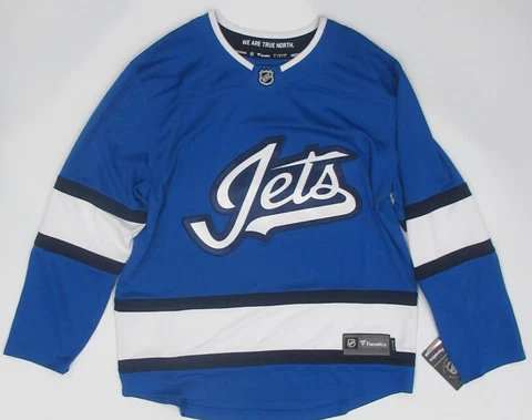 Fanatics Winnipeg Jets Breakaway NHL Hockey Jersey Mens Size Medium Blue Cover