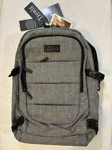 Tzowla Travel Laptop Backpack Water Resistant Anti-Theft Bag w USB ChargerGray - Picture 1 of 4