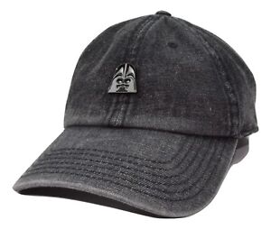 Darth Vader Metal Pin © Lucasfilms Ltd.™ Star Wars Adjustable Denim Dad Hat Cap