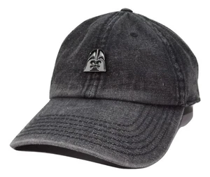 Darth Vader Metal Pin © Lucasfilms Ltd.™ Star Wars Adjustable Denim Dad Hat Cap - Picture 1 of 8