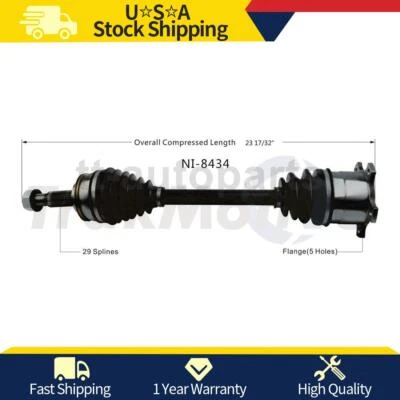 Шарнирный вал левой оси заднего водителя для Infiniti J30 1994 1993 - Изображение 1 из 2