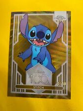 DA75191  2023 Topps Chrome Disney 100 gold  Refractor Stitch #01/50