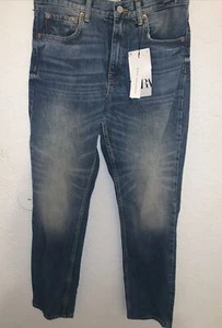 ZARA Women's Slim Fit Mid Rise Full Length Denim Jeans Size 6 NEW NWT - Picture 1 of 9