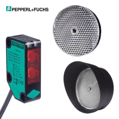 Reflexions Lichtschranke Pepperl + Fuchs Visolux 213222 RLK31-54/25/31/115-SET2