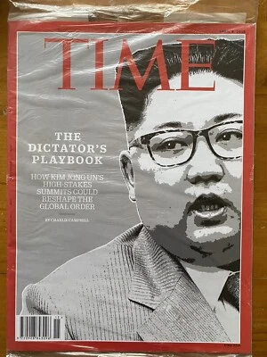 Time Magazine 2018 Dictators Playbook Kim Jong North Korea Global Or NEW SEALED - Image 1 of 2