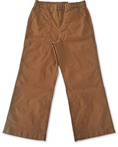 Style & Co Women's Wide Leg Workman's Pants Brown Ember Mid Rise Size 12 - Picture 1 of 2
