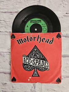 Motorhead - Ace Of Spades 7" Vinyl Record BRO 106 / 1980 / 45 RPM