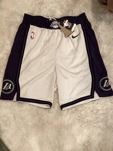 Nike Los Angeles Lakers City Edition Swingman Shorts DO9661-100 Men's $90 - Picture 1 of 10