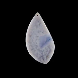Blue Chalcedony 35x19x3 mm Pendant bead HF313021 - Imagen 1 de 4
