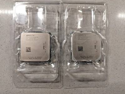 AMD FX CPU Lot FX-8350 + FX-6300 Tested Working AM3+ Bundle for Upgrade/Repair - Image 1 of 2