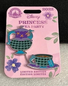 Disney Princesa Fiesta del Té Sirenita Ariel Bajo el Mar Tetera y Taza de Té Prendedor LE - Imagen 1 de 1
