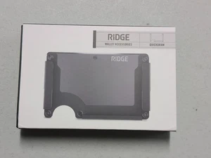 The Ridge Wallet - QUICK DRAW ID HOLDER- Black - Picture 1 of 2