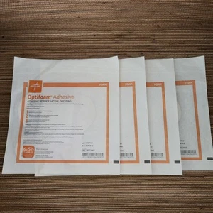 Lote de 4 Apósitos para Heridas de Espuma Adhesiva Optifoam Sacro, 6" x 5.5", Cada uno - Imagen 1 de 3