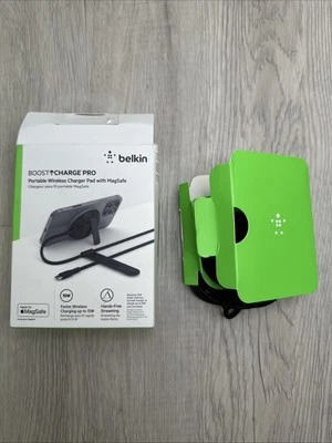 Almohadilla de cargador inalámbrico portátil BOOST LOAD PRO con MagSafe 15W WIA004 negra Foto 1 de 3