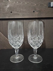 2 Gorham Crystal Lady Anne Iced Tea Glasses Goblets EXCELLENT More Avail. 7 1/2" - Bild 1 von 3