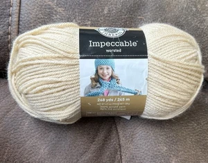 Loops & Threads tadelloses Garn meliert hellbraun 111733 4-lagig Acryl 4,5 Unzen 268 YD - Bild 1 von 2