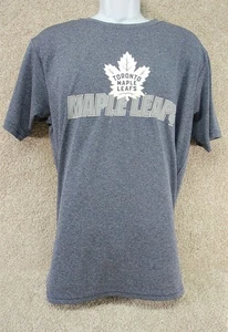 NHL Toronto Maple Leafs Graphic T-Shirt Men’s Large Gray Tee Hockey Fan Gear - Picture 1 of 11
