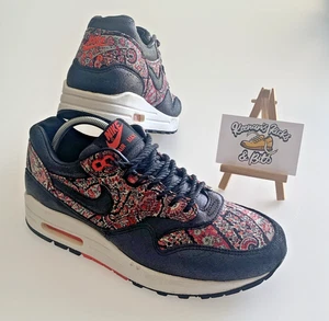Nike Air Max 1 "Liberty Black Paisley" Damen-Laufschuhe UK 4 SELTEN 2013 - Bild 1 von 13