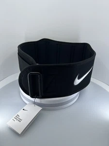 Nike Structured Lifting Belt XL Black/Black/White NWT Men, Women, Unisex - Picture 1 of 12
