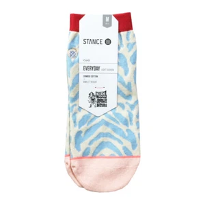 Stance Girls Med Socks Chiquita Zebra Anklet Combed Cotton Novelty Low - Picture 1 of 7