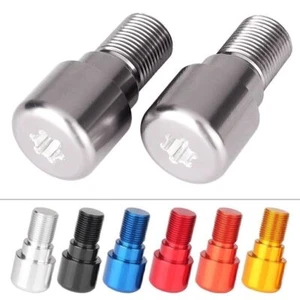 18mm Motor Dirt Bike Handle Bar Handlebar Grips End Cap Plugs Slider 6 Colors - Picture 1 of 9