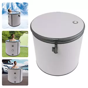 100 Gallons Inflatable Bathtub Portable Bathtub Ice Bath Tub Cold Bathtub USA - Picture 1 of 17