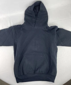 Gildan Heavy Blend Hooded Sweatshirt Pullover Youth Black Kids Youth Size Medium - Picture 1 of 2