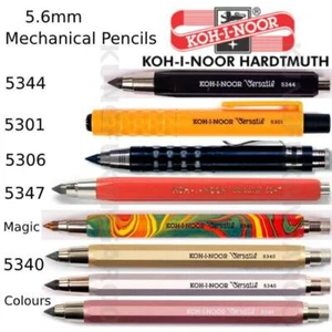 Koh-I-Noor 5.6mm Mechanical Pencil Clutch Lead holder 5301 5347 5340 Art Design - Picture 1 of 28