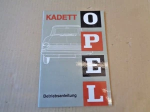 Opel Kadett A Betriebsanleitung Bedienungsanleitung Bordbuch Stand Oktober 1963 - Picture 1 of 8