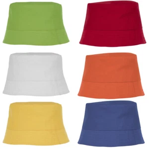 12 PZ Cappello Alla pescatora per bambini 100% cotone 0SXJ - Foto 1 di 1