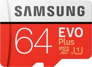Samsung EVO Plus 64GB microSDXC UHS-I U3 100 MB/s Full HD & 4K UHD Memory Card - Picture 1 of 4