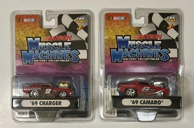 Coches fundidos a presión coleccionables Muscle Machines 69 Charger & 69 Camaro 2005 nuevos Foto 1 de 4