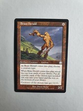 Brass Herald, MTG Apocalypse (2001) Uncommon Artifact VNM