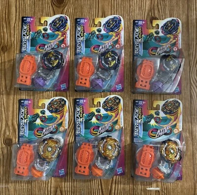 Beyblade Burst RISE Hyper Sphere Judgement Joker J5 & Wizard Fafnir F5 印章/全新 — 第 1/4 张图片