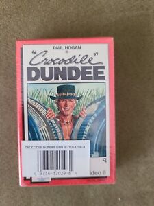 Crocodile Dundee Movie 8mm (Video 8) Cassette Tape with Paul Hogan SEALED