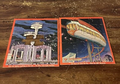 Difícil de encontrar raro 2 - Feria Mundial 1965 - Feria del Estado de Nueva York 15 piezas rompecabezas Foto 1 de 4