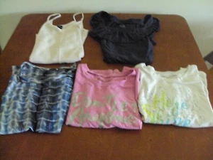 Lot of 5 Girl's Tops Size XL 14/16 Art Class Cat & Jack Heat Gear - Picture 1 of 6