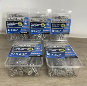 Hillman Edelstahl #10x3-1/2" 1LB Außen Holzschrauben Power Pro Menge 5 - Bild 1 von 7
