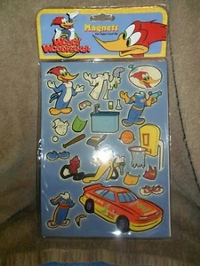 2001 Woody Woodpecker Large Magnet Set MIP - Picture 1 of 3