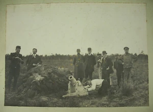 Militärfotografie Doppelgänger Joseph Stalin? kanonenschießvorführung - Bild 1 von 5