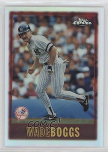 1997 Topps Chrome Refractor Wade Boggs #4 HOF