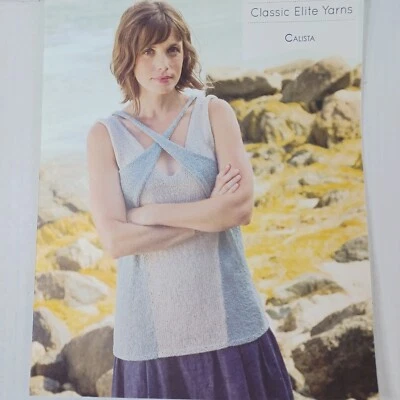 Classic Elite Yarns CEY Pattern Book # 1602 Calista 9 Patterns - Image 1 of 2